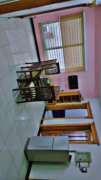fully furnished house portion neat and clean 0