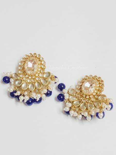 Handmade Kundan Earrings For Fashionable Look 11