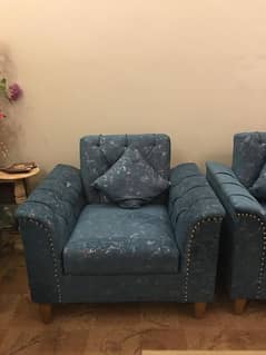 sofa set urgent sell Turkish fabric