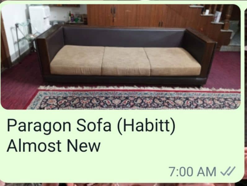 3Seater Paragon Sofa 0
