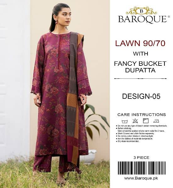 3 pc suit /lawn embroidery suit /lawn duppata suit /women collection 16