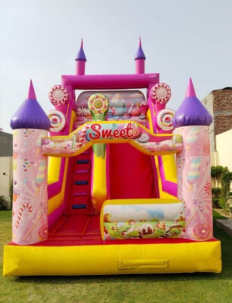 Jumping castle on Rent cotton Candy chocolate Popcorn Decor03324761001 7