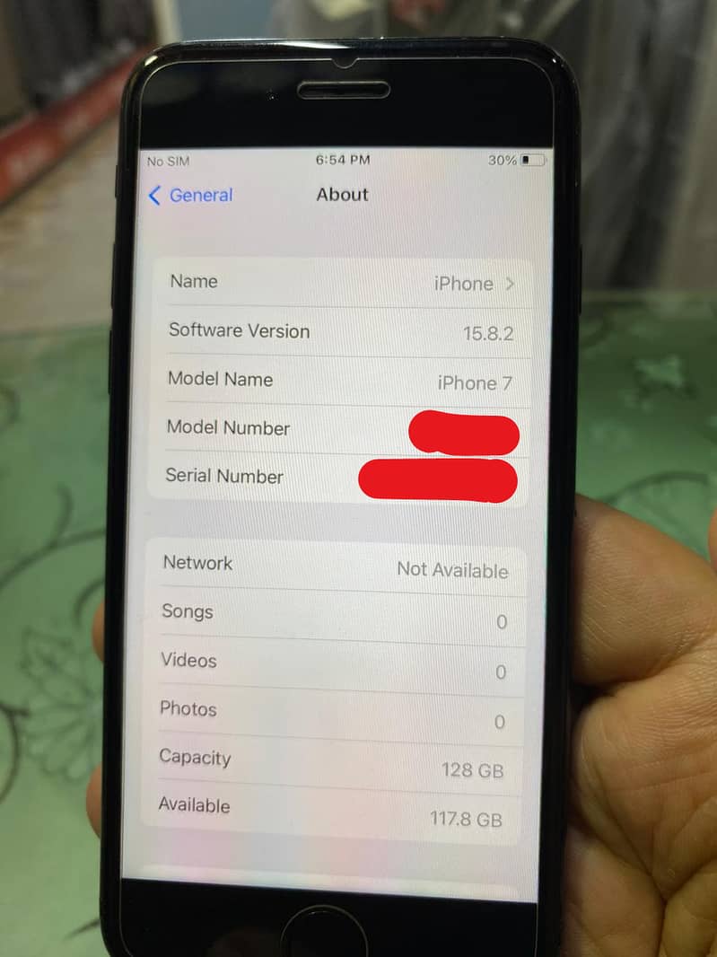 Iphone 7 128GB PTA Approved 3