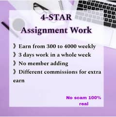 Assignment Writing work available