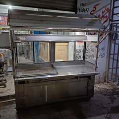 shawarma counter sady 6 feet by 2.25 for sale