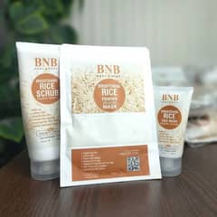 BNB whitening Rice organic Glow Kit (original)