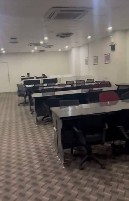 COMMERCIAL 3400 SQ FT 1ST FLOOR SEMI FURNISHED READY TO MOVE NEAR CANAL JOHAR TOWN LAHORE 1