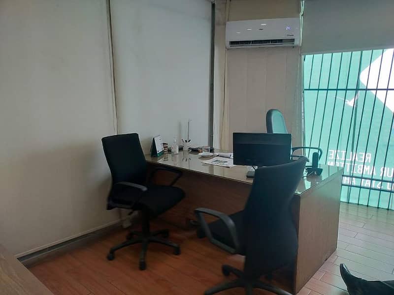 CORNER BUILDING GROUND AND BASEMENT 7000 SQ FT FOR OFFICE AT PRIME LOCATION JOHAR TOWN 2