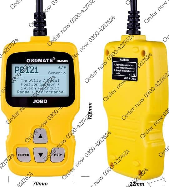 OBDMATE OM500 JOBD/OBDII/EOBD Code Reader Auto Car Scanner OM50 0