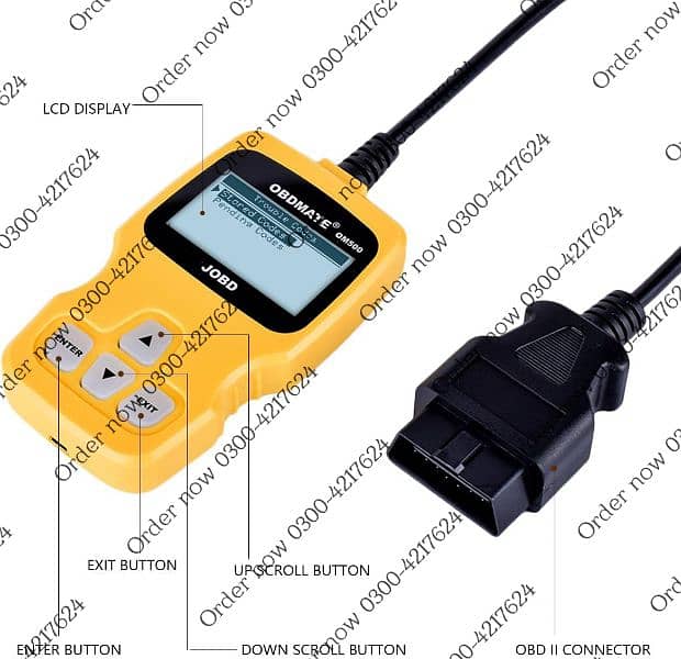 OBDMATE OM500 JOBD/OBDII/EOBD Code Reader Auto Car Scanner OM50 1