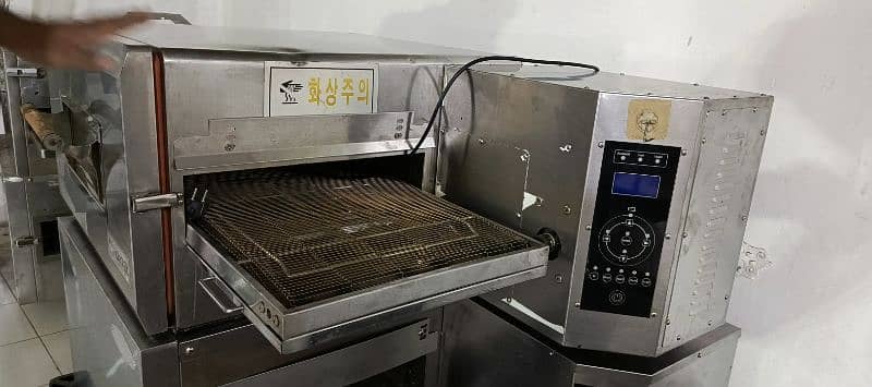 pizza oven imported/ conveyor/ burner, stove/ shawarma counter/ bags 4