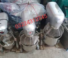 dough mixer/ pizza oven/ delivery bags/ prep table/ cheese crusher/