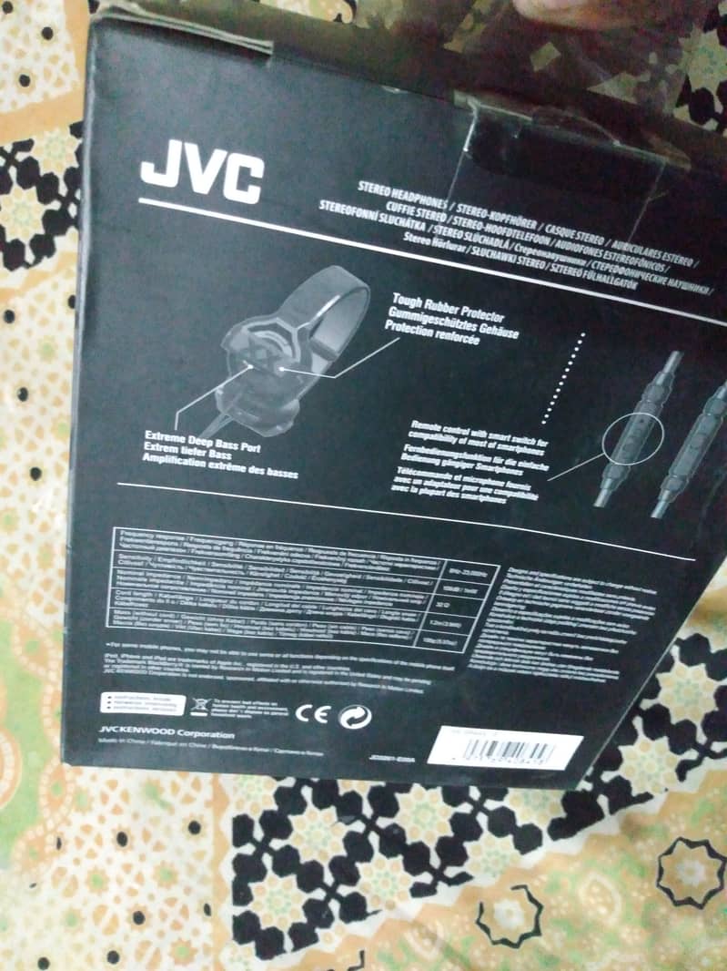JVC Breaded headphones Deep Bass 3