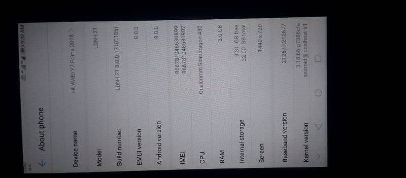 Huawei y7 prime 2018. . 3. . . . . 32. . . . with only box. 5