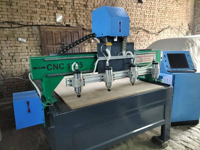 CNC Machine/Cnc Wood Rotary/Cnc double router Leaser Cutting Machine 2