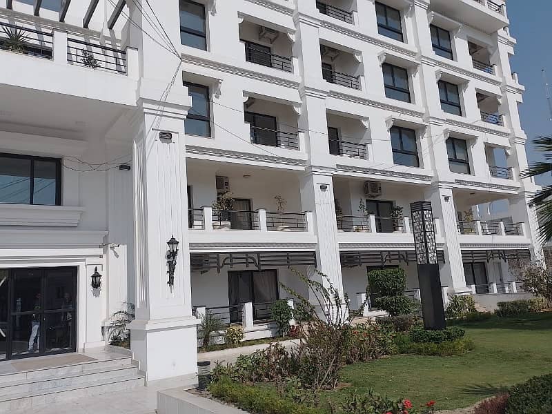 In "The springs apartment homes" an affordable Flat available on rent on Main Canal Bank Road,near izmir town,lahore 6