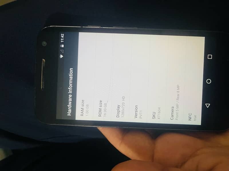 Moto G play NON PTA  Amotale Screen  Factory Unlock 5