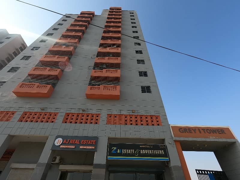 Highly-coveted 1050 Square Feet Flat Is Available In Grey Noor Tower & Shopping Mall For rent 0