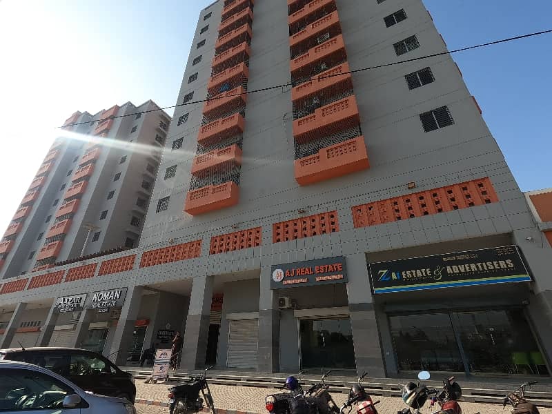 Highly-coveted 1050 Square Feet Flat Is Available In Grey Noor Tower & Shopping Mall For rent 1
