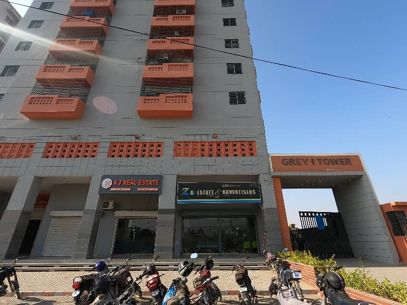1200 Square Feet Flat In Grey Noor Tower & Shopping Mall Is Best Option 2