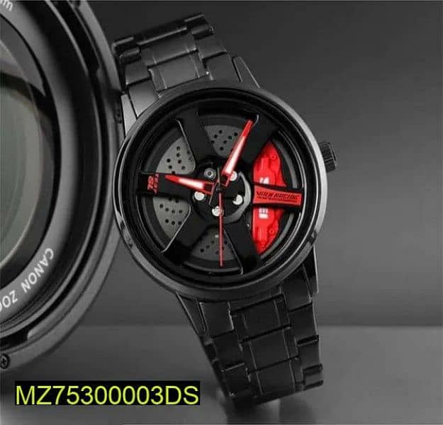 watch /men watch /analogue wheel style watch 0