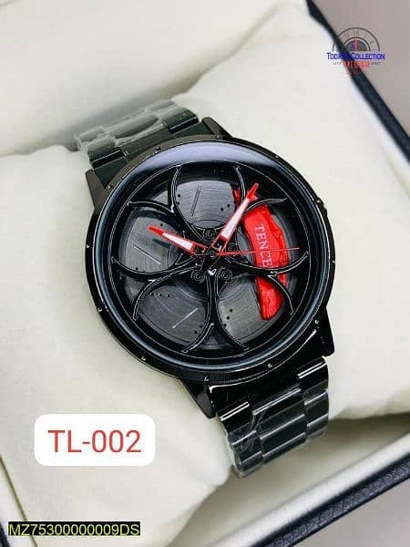 watch /men watch /analogue wheel style watch 2