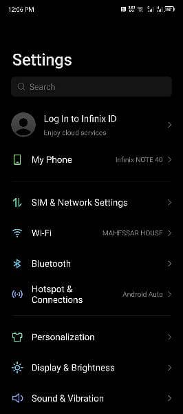 Infinix note 40 with box and wireless power bank just box open mobile 3
