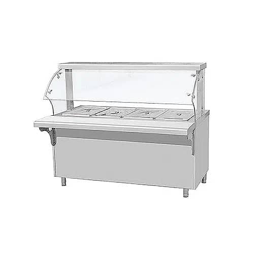 Bain Marie counter Salad bar commercial All Fryers available 5