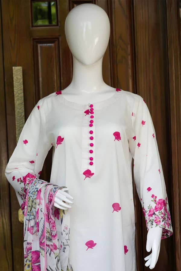 Ladies Unstitched Suits - Summer Collection MJ by Madiha Jahangir 1