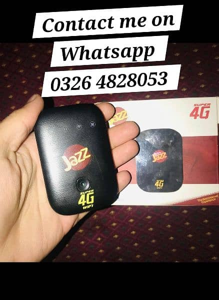 Unlocked Jazz 4g Device|zong|mf25|iphone|cctv|Contact on 0326 4828053 0