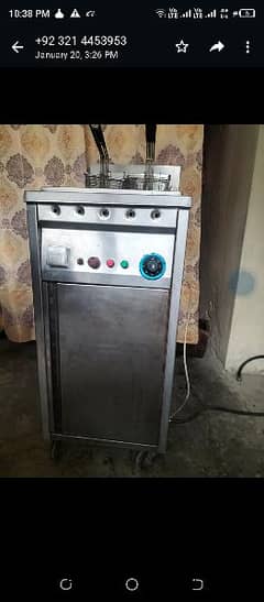 Fryer Automatic in Steel body