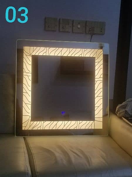 light mirror with touch sensor 0