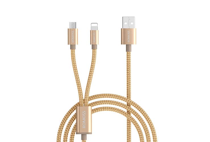 Joyroom Lightning+Type-C+Micro 3-In-1 Data Cable1 2m and chargers 3