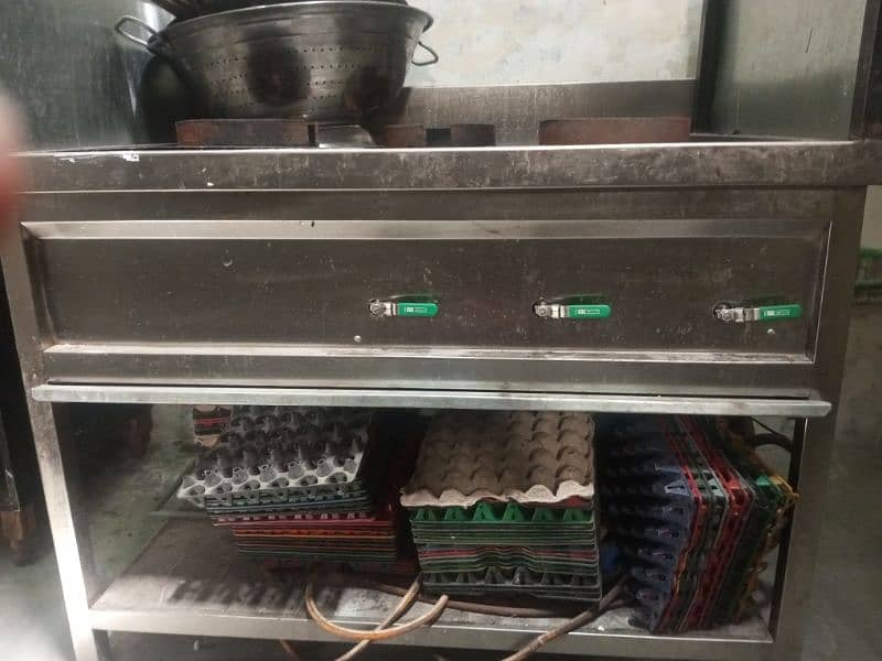 Chinese counter with 3BURNER(03224149508) 1