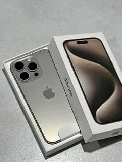Iphone 15 Pro-Max, Natural Titanium, 256GB, Non-PTA, USA Version