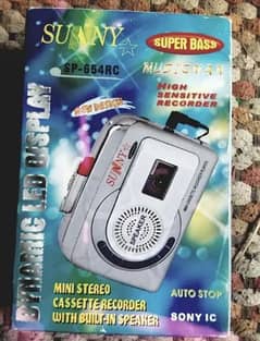 mini cassette player and recorder