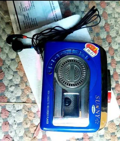 mini cassette player and recorder 1
