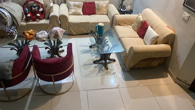 Packages of 3 Sofas and 3 Center Tables 0