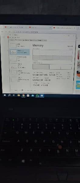 i7 laptop  Lenovo 7 generation 16 gb ram 256 gb SSD 18