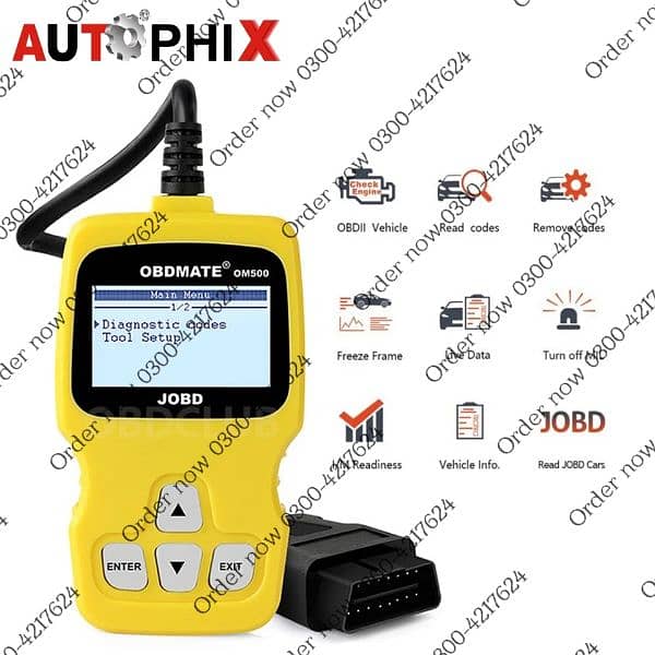 Autophix OM127 Car Obd2 Scanner Code Reader Automotive Scanner f 5
