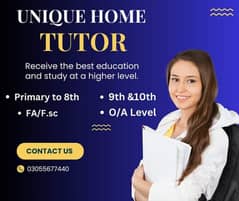 Professional Home Tutors are available
