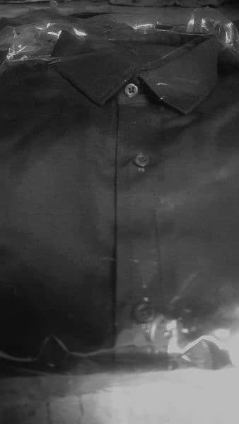 Black Shirt Turn Down Collar 3