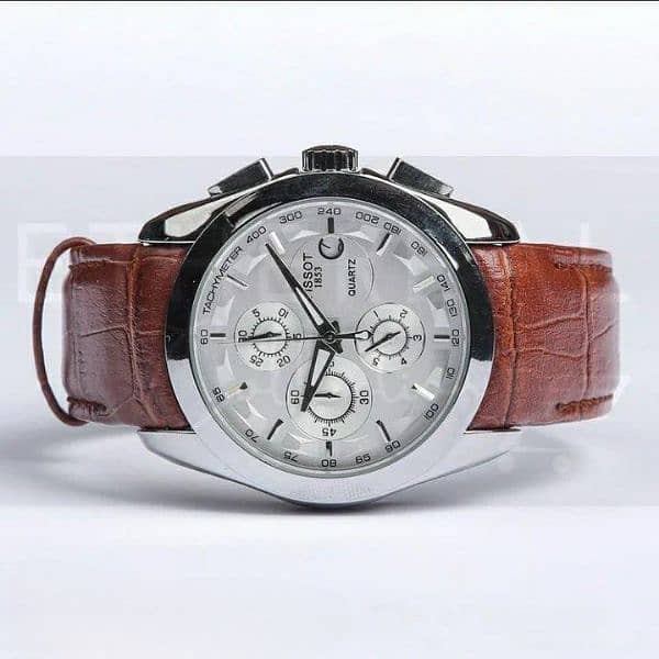 Men Expensive Watch Black and Brown 1