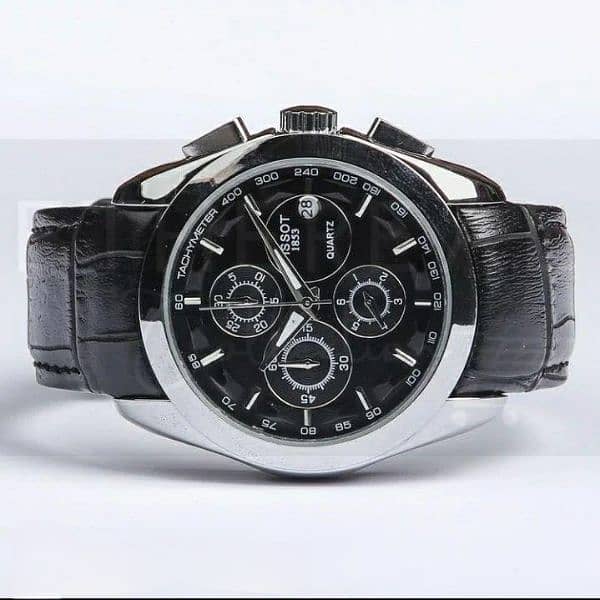 Men Expensive Watch Black and Brown 5