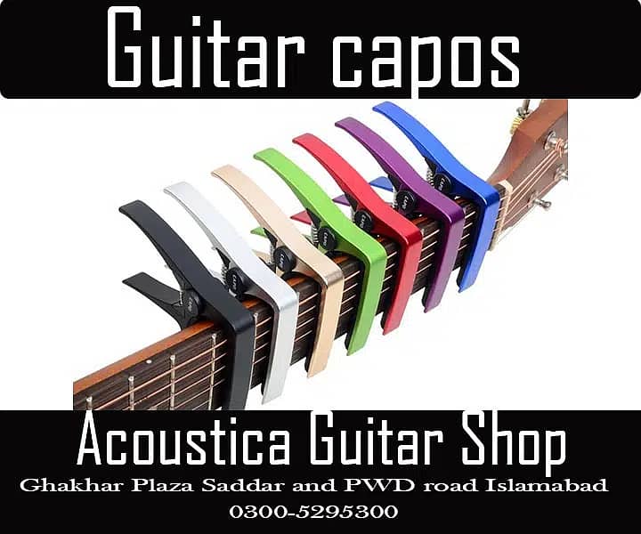 Guitar accessories at Acoustica guitar shop 2