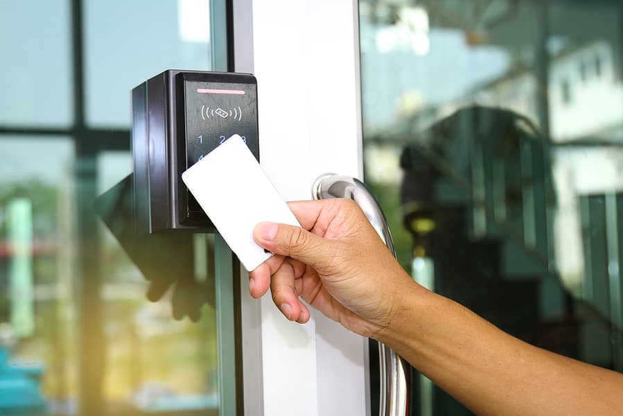 fingerprint electic glass magnetic door lock access control system 4