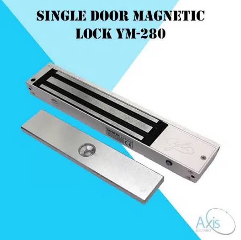 fingerprint electic glass magnetic door lock access control system 5