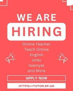 Online Teaching Career job
