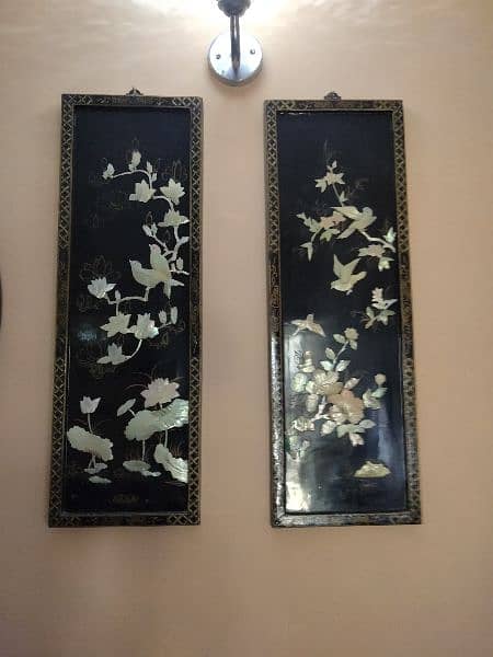 Antique Japanese hand crafted wall mounted frames 4
