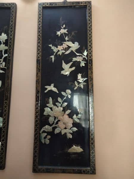 Antique Japanese hand crafted wall mounted frames 5
